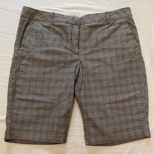 GUC Willi Smith Dress Shorts Gray Plaid